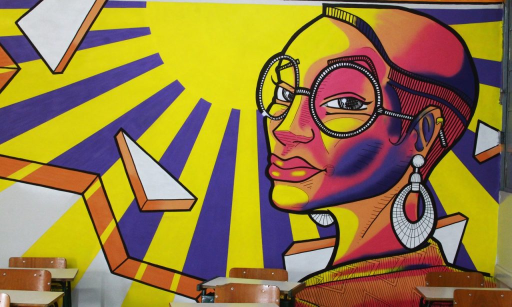 Imagem Ilustrando a Notícia: Projeto leva grafite às escolas de Goiânia para promover difusão da arte