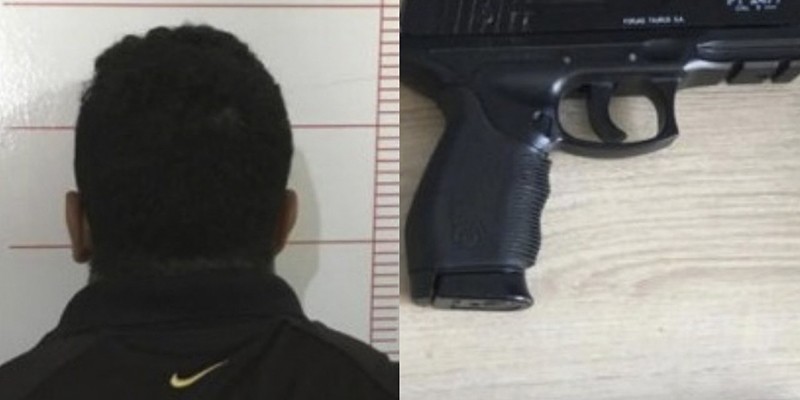 Imagem Ilustrando a Notícia: Preso jovem que usou arma falsa para ameaçar menor em rede social