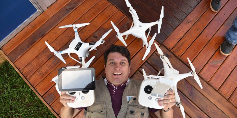 Imagem Ilustrando a Notícia: Uso de drone para captar imagens aéreas avança a cada ano