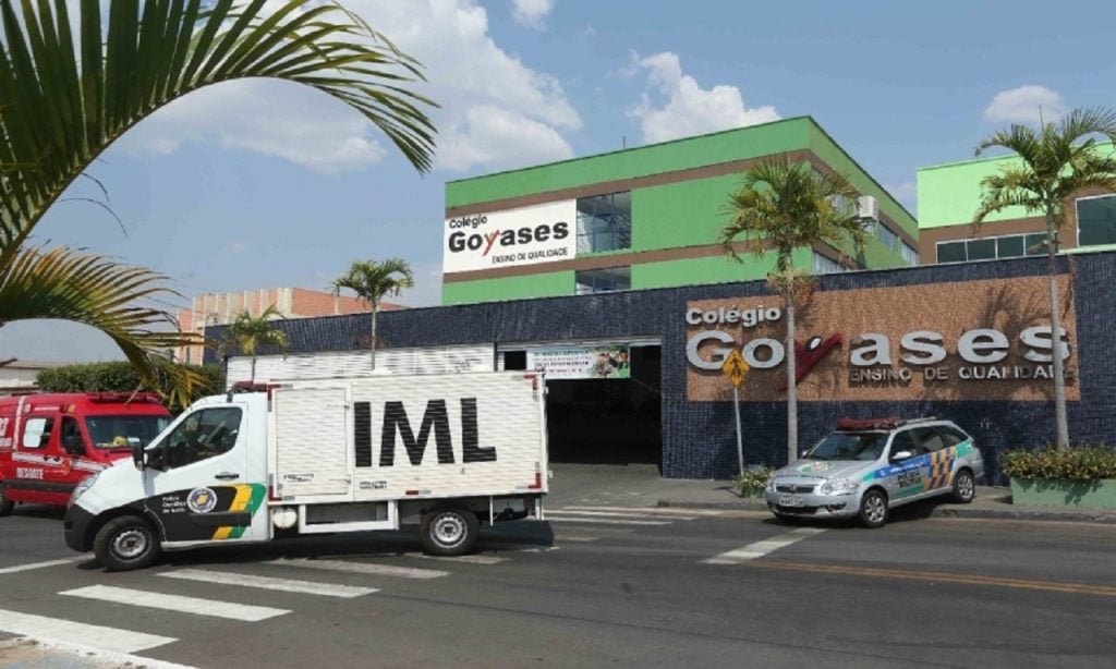 Imagem Ilustrando a Notícia: Adolescente autor de atentado no Colégio Goyases é solto em Goiás