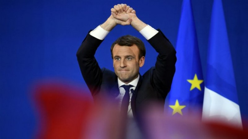 Imagem Ilustrando a Notícia: Macron vence eleições na França com 65,9% dos votos