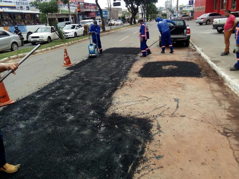 Imagem Ilustrando a Notícia: Prefeitura intensifica Operação tapa-buracos