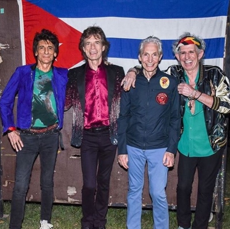 Imagem Ilustrando a Notícia: Rolling Stones levam mais de meio milhão de pessoas a show em Havana