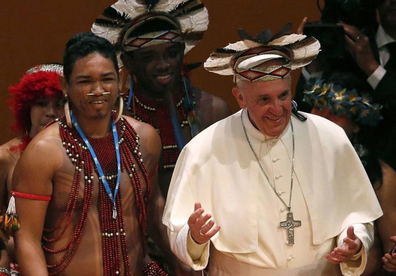 Imagem Ilustrando a Notícia: Indígenas batizam 1.800 hectares da Amazônia com o nome do papa Francisco