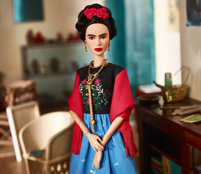 Imagem Ilustrando a Notícia: Frida Khalo vira Barbie em homenagem ao Dia internacional da mulher