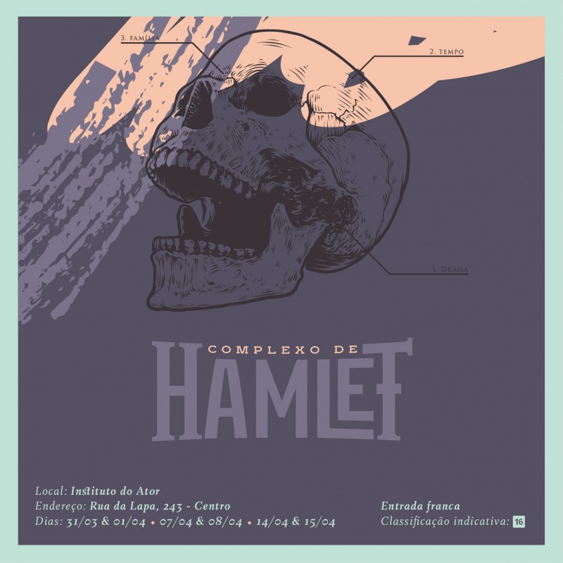 Imagem Ilustrando a Notícia: “Complexo de Hamlet” estreia no Instituto do Ator
