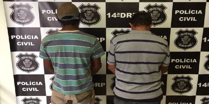 Imagem Ilustrando a Notícia: Presos dois suspeitos de matar amigo a tiros na cidade de Jataí