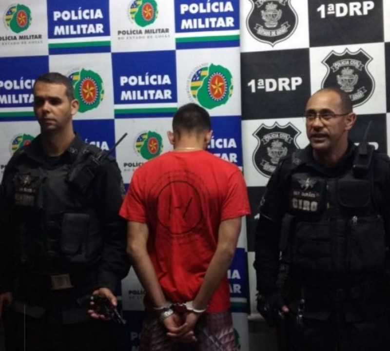 Imagem Ilustrando a Notícia: Autor de triplo homicídio é preso em Goiânia