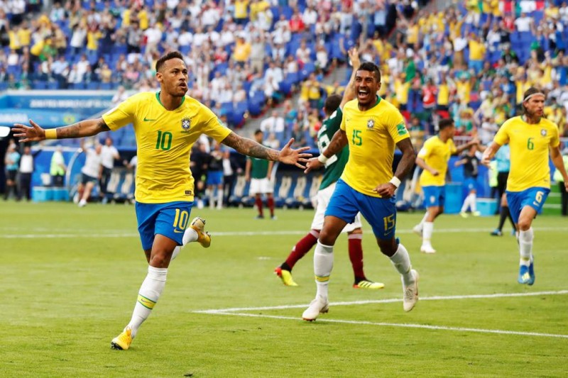 Imagem Ilustrando a Notícia: Brasil leva a melhor e vence o México por 2 a 0
