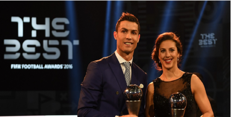Imagem Ilustrando a Notícia: Cristiano Ronaldo  é  eleito melhor do mundo