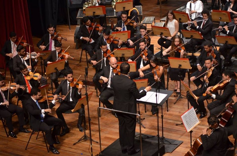 Imagem Ilustrando a Notícia: Orquestra Sinfônica Jovem de Goiás se apresenta no Basileu França