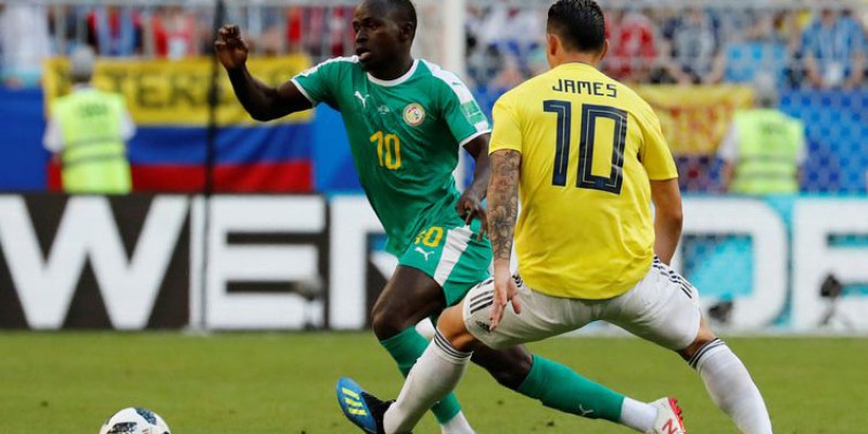 Imagem Ilustrando a Notícia: Colômbia vence Senegal por 1 x 0 e se classifica para as oitavas