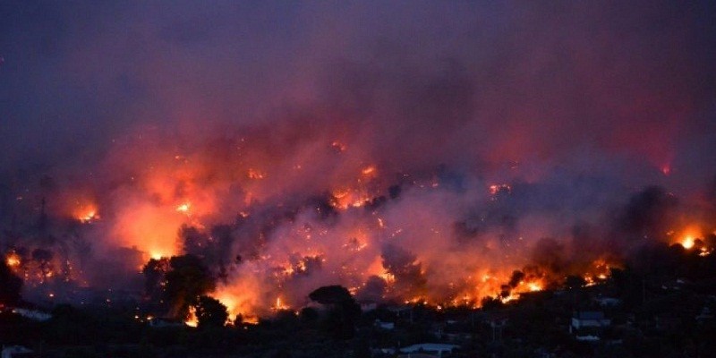 Imagem Ilustrando a Notícia: Governo grego encontra indícios de atos criminosos em incêndios