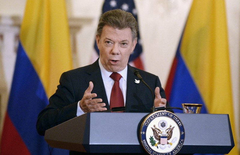 Imagem Ilustrando a Notícia: Presidente da Colômbia  declara guerra à corrupção