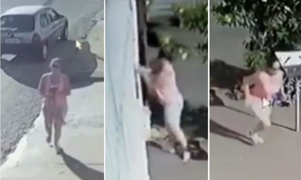 Imagem Ilustrando a Notícia: Mulher joga cachorro por grade de casa e sai correndo, em Anápolis