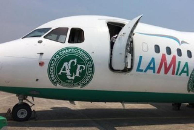 Imagem Ilustrando a Notícia: Avião da Chapecoense não foi reabastecido, afirma fonte da Lamia
