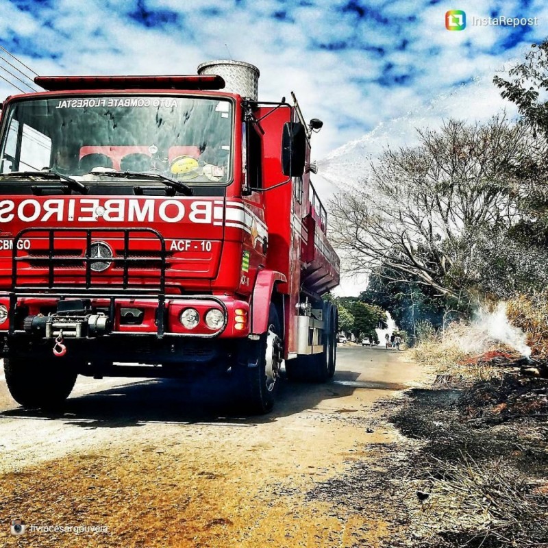 Imagem Ilustrando a Notícia: Corpo de bombeiros lança campanha de prevenção ao risco de queimadas