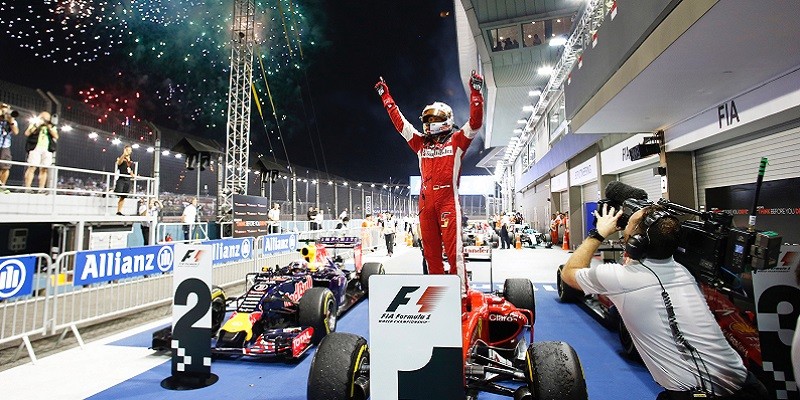 Imagem Ilustrando a Notícia: Acontece no domingo o GP de Singapura da Fórmula 1