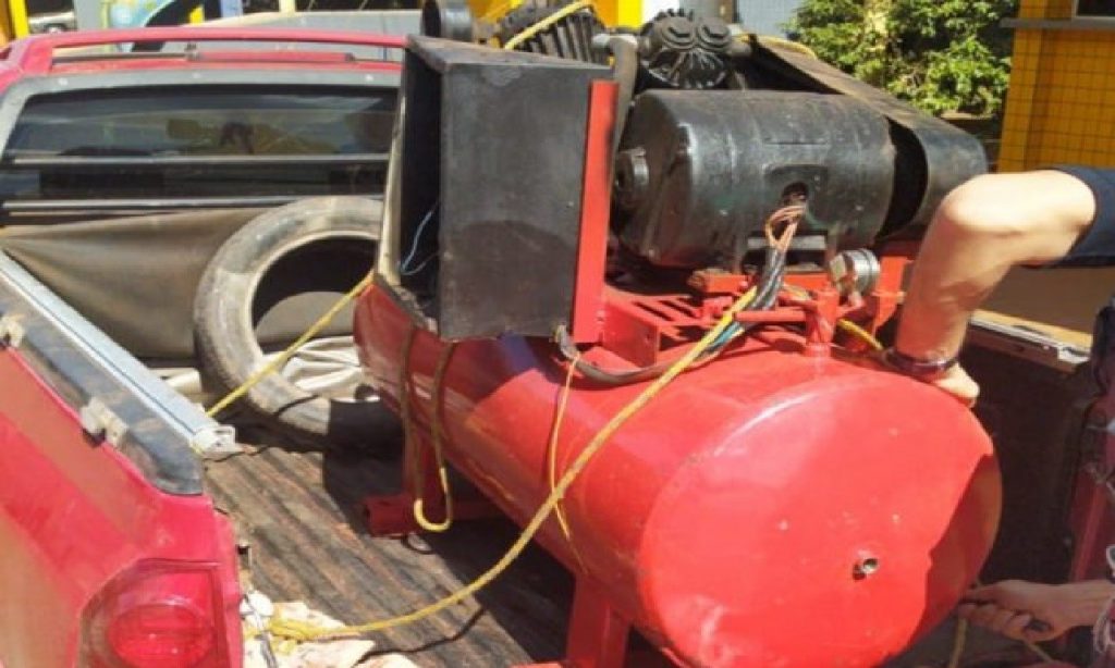Imagem Ilustrando a Notícia: PRF apreende 116 kg de maconha escondidos em um compressor na BR-158
