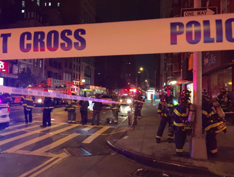 Imagem Ilustrando a Notícia: Explosão em Nova York deixa 29 feridos; prefeito descarta terrorismo