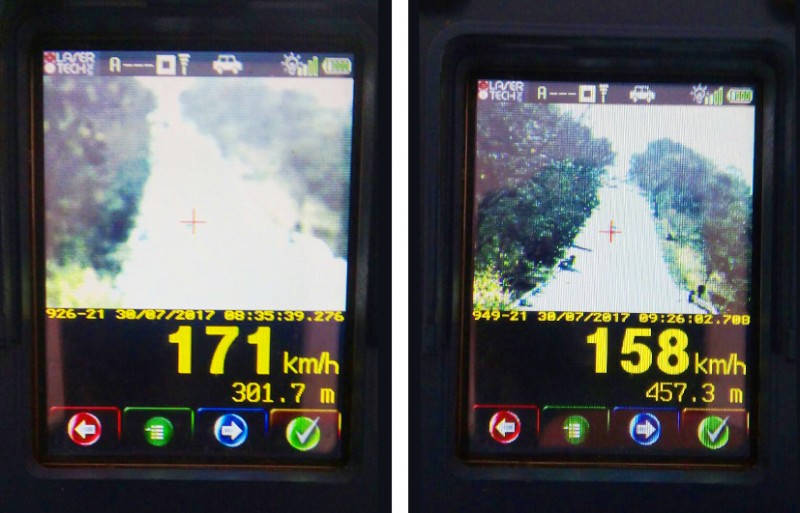 Imagem Ilustrando a Notícia: Radar flagra veículo a 171 km/h em rodovia com velocidade máxima de 80 km/h