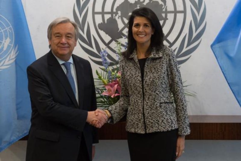 Imagem Ilustrando a Notícia: Os Estados Unidos vão mostrar sua força, diz nova embaixadora junto a ONU