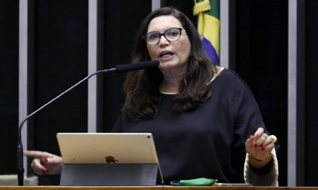 Imagem Ilustrando a Notícia: Bolsonaro retira deputada Bia Kicis da vice-liderança do governo no Congresso
