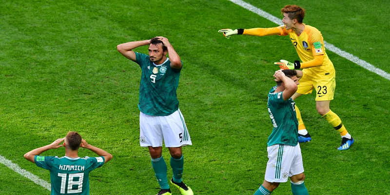 Imagem Ilustrando a Notícia: Alemanha perde para a Coreia do Sul e é eliminada da Copa