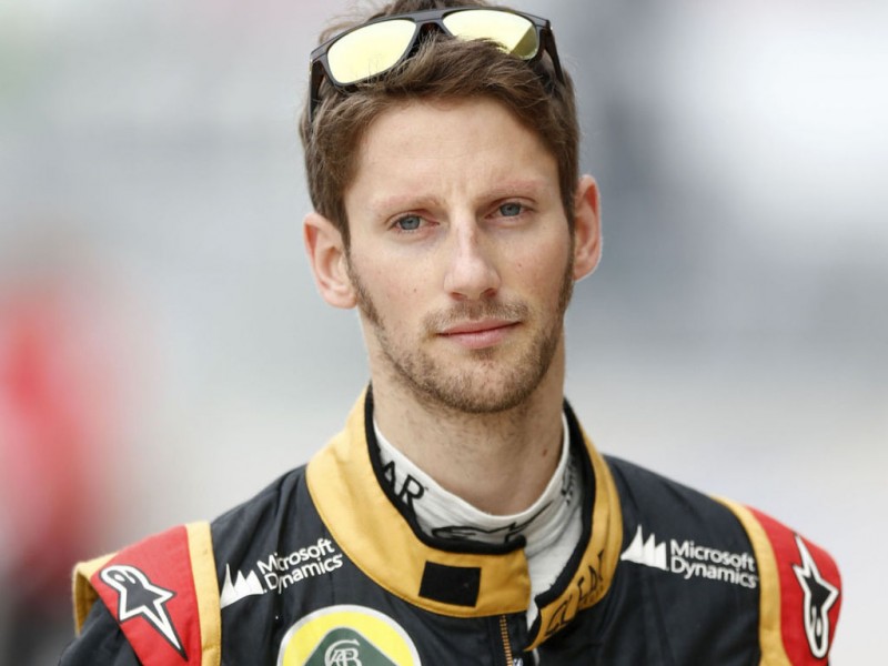 Imagem Ilustrando a Notícia: Romain Grosjean critica pneus de chuva