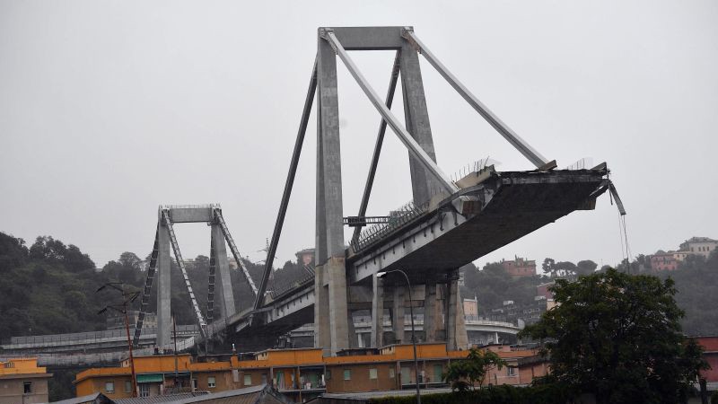 Imagem Ilustrando a Notícia: Governo italiano exige respostas após queda de ponte em Gênova