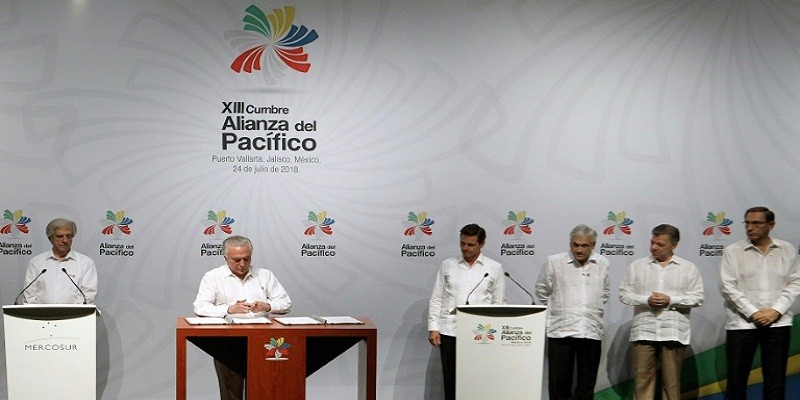 Imagem Ilustrando a Notícia: Aliança do Pacífico e Mercosul se aproximam em meio a tensões