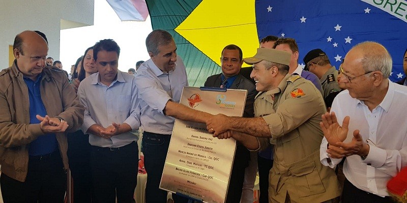 Imagem Ilustrando a Notícia: Nova unidade do Corpo de Bombeiros é inaugurada em Cristalina