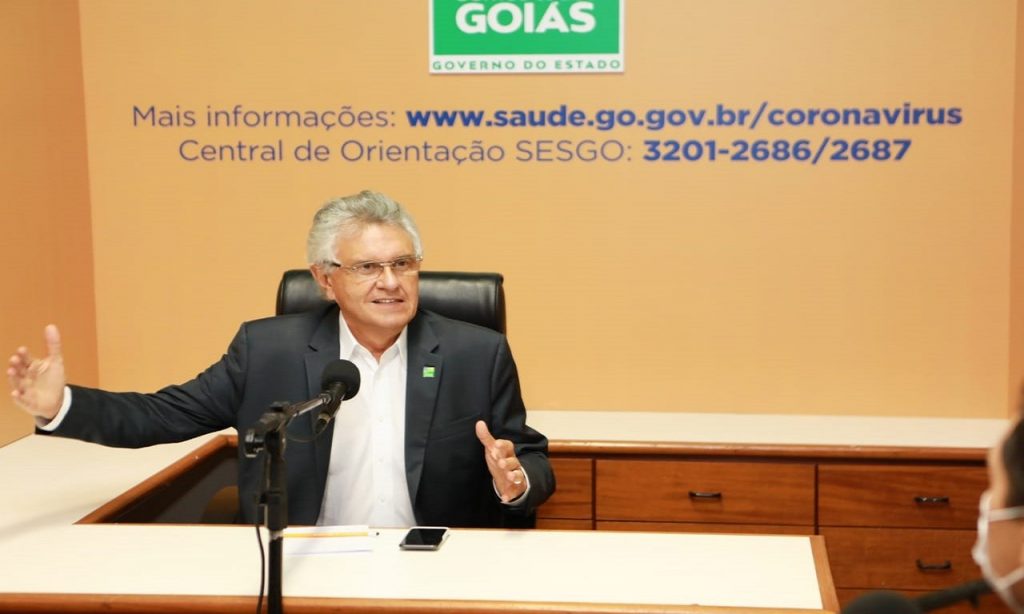 Imagem Ilustrando a Notícia: Caiado diz que Goiás está preparado para flexibilizar isolamento a partir do dia 19 de abril