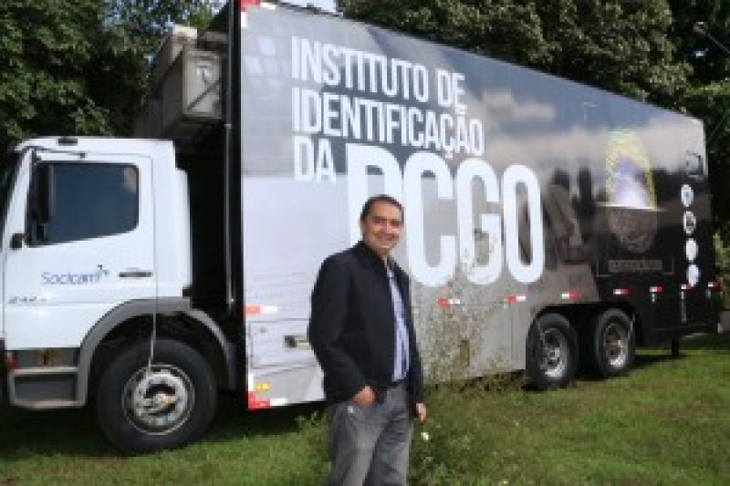 Imagem Ilustrando a Notícia: Caminhão do Goiás Biométrico: projeto goiano é destaque nacional
