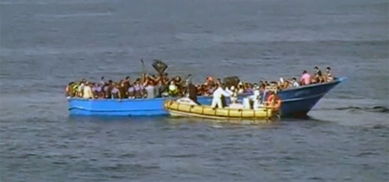 Imagem Ilustrando a Notícia: Na Líbia, no Mar Mediterrânico, 122 pessoas são resgatadas