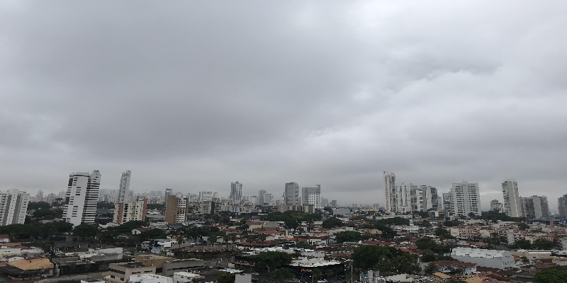 Imagem Ilustrando a Notícia: Previsão indica pancadas de chuva e trovoadas em Goiânia