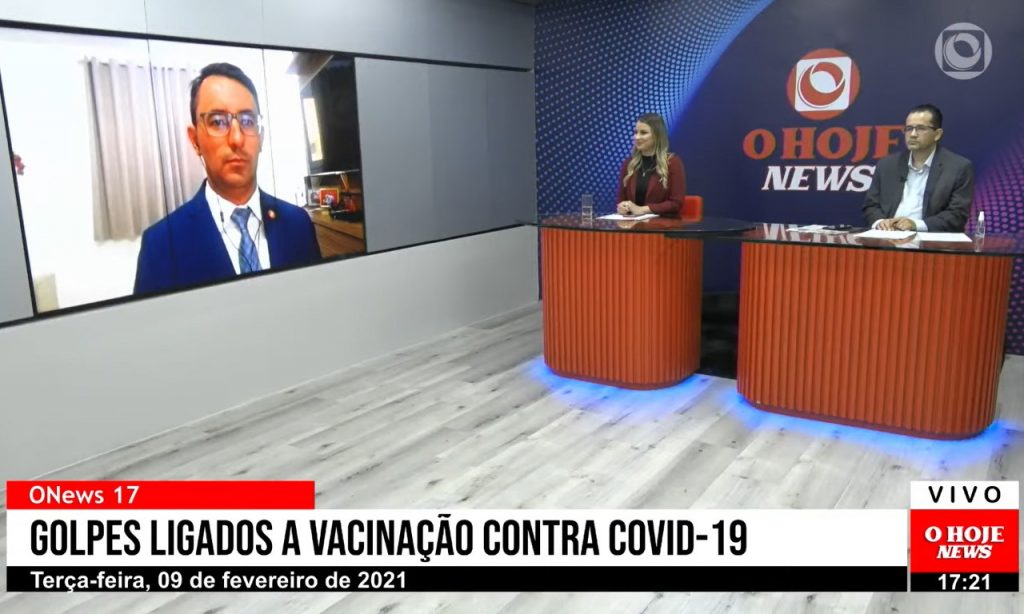 Imagem Ilustrando a Notícia: Delegado alerta sobre golpes ligados à vacinação contra Covid-19