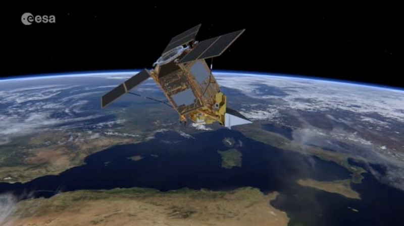Imagem Ilustrando a Notícia: Satélite é lançado para vigiar níveis de gases na atmosfera