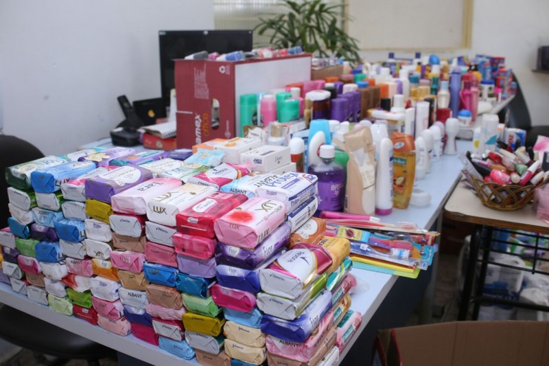 Imagem Ilustrando a Notícia: Cevam recebe doações de artigos de higiene e beleza