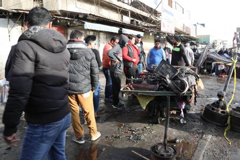Imagem Ilustrando a Notícia: Duplo atentado em Bagdá deixa pelo menos 26 mortos e 75 feridos