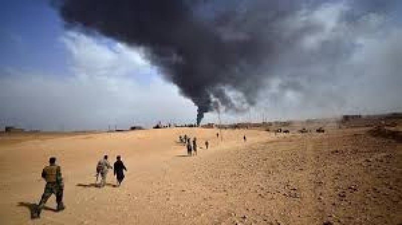 Imagem Ilustrando a Notícia: Avião militar EUA cai no Iraque e mata todos os tripulantes