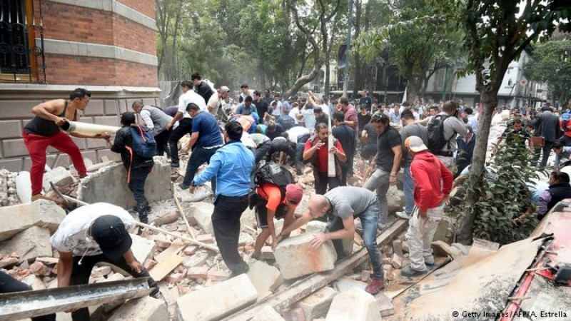 Imagem Ilustrando a Notícia: Tremor de magnitude 5,9 dispara alerta na Cidade do México