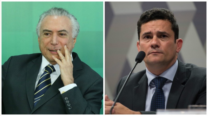 Imagem Ilustrando a Notícia: Temer é aconselhado a nomear Sérgio Moro para o STF, afirma colunista
