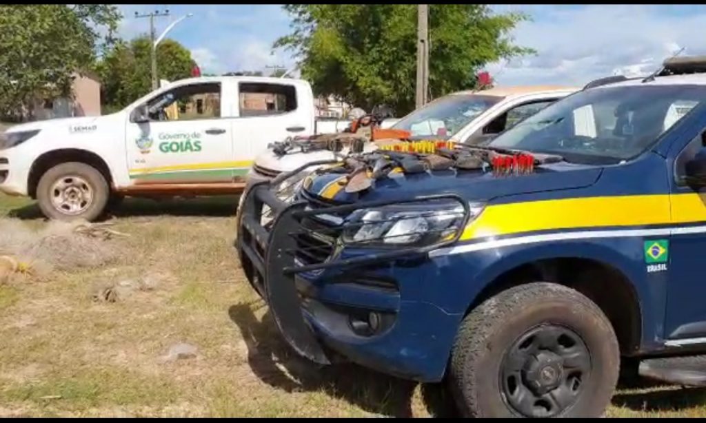 Imagem Ilustrando a Notícia: Armas de fogo e munições são apreendidas em região do Vale do Rio Araguaia