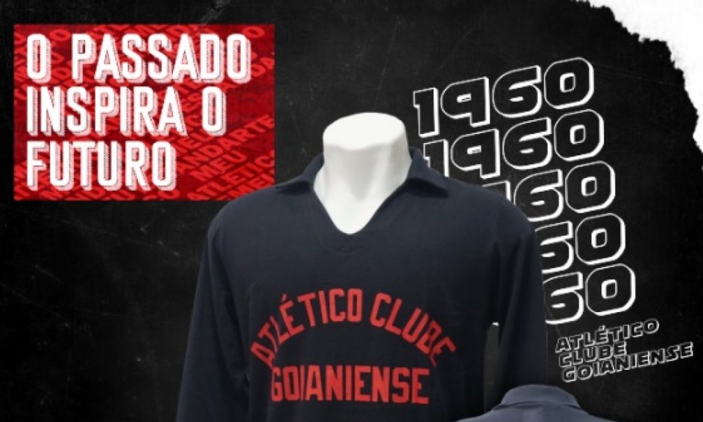 Imagem Ilustrando a Notícia: Atlético Goianiense lança linha retrô de uniformes