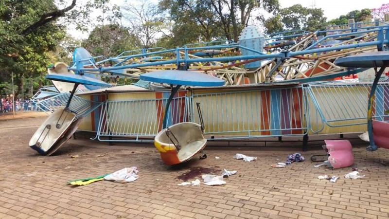 Imagem Ilustrando a Notícia: Acidente em brinquedo no Parque Mutirama deixa feridos