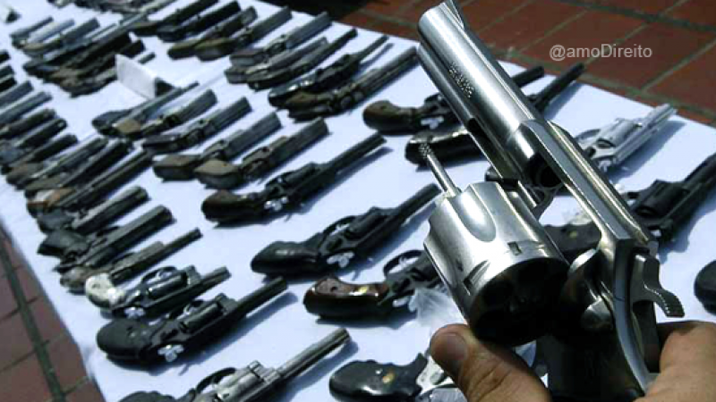 Imagem Ilustrando a Notícia: Mais de 6 mil armas apreendidas