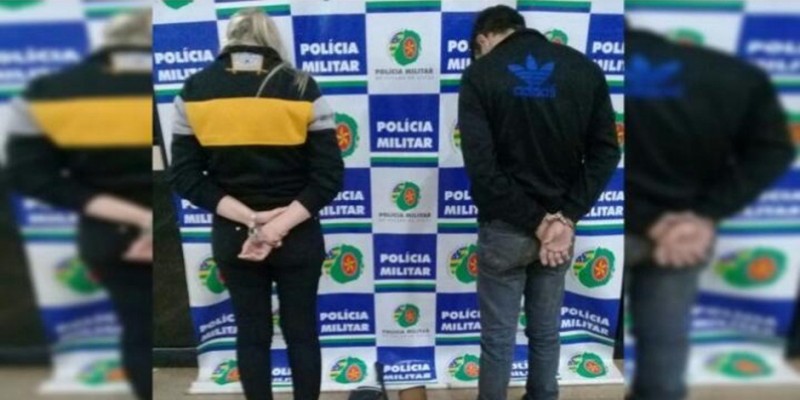 Imagem Ilustrando a Notícia: Casal é preso suspeito de furtar estabelecimentos comerciais