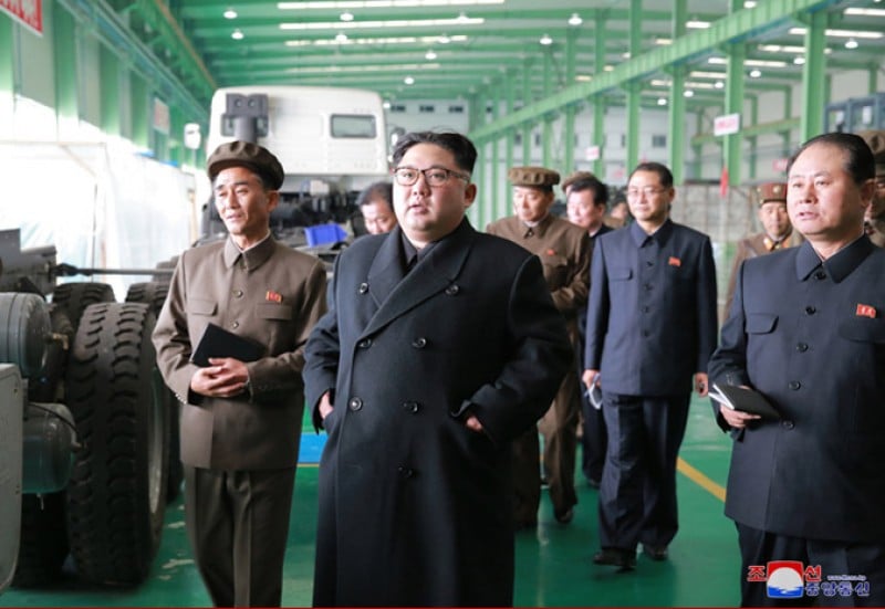 Imagem Ilustrando a Notícia: Coreia do Norte mira novo míssil aos EUA