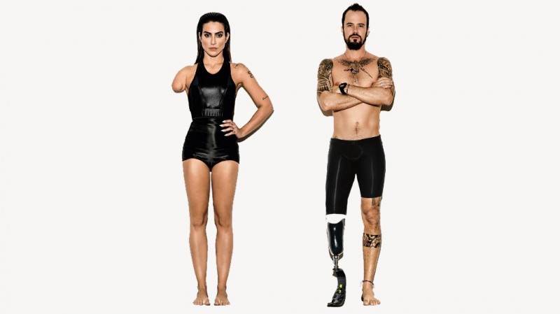 Imagem Ilustrando a Notícia: Cléo Pires e Paulinho Vilhena estrelam editorial polêmico sobre Paralimpíadas
